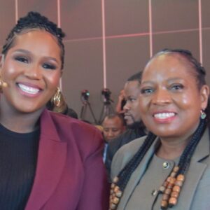 Deputy Minister of Small Business Development, Jane Sithole and Gcina Madonsela